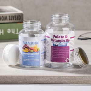 Boîte à capsules en plastique vide transparent <span class=keywords><strong>de</strong></span> 250ml/8oz avec bouchon à vis blanc pour le stockage et le stockage <span class=keywords><strong>de</strong></span> médicaments liquides - Product Image 2
