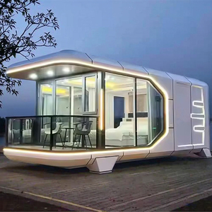 Vendita popolare di <span class=keywords><strong>Design</strong></span> modulare di fascia alta arredato prefabbricato casa <span class=keywords><strong>Mobile</strong></span> 40Ft capsula spaziale camera d'albergo dal fornitore della Cina - Product Image 1