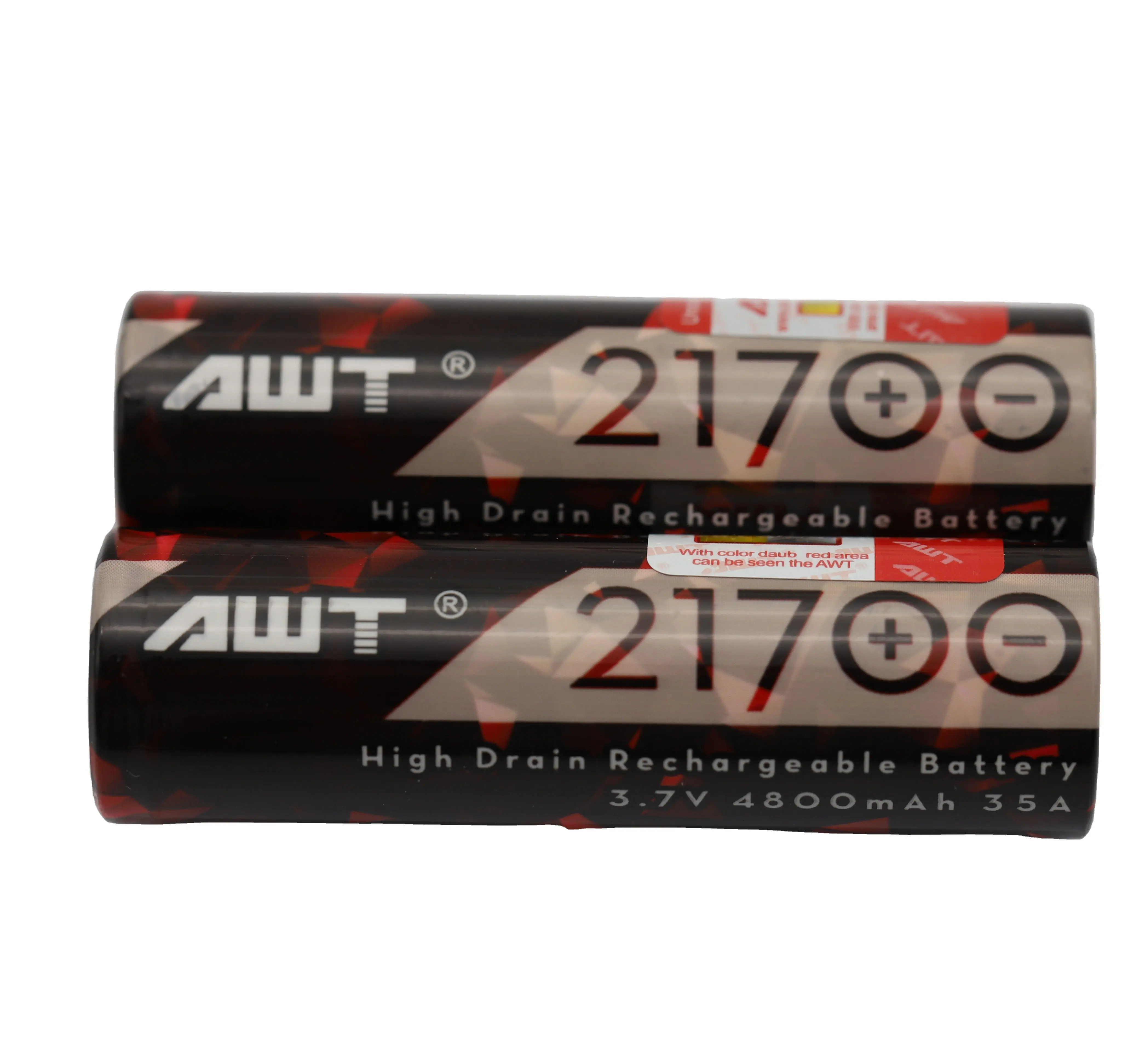 21700 AWT 3.7v ליתיום יון 4800mah 35A בשימוש מזויף גלגל בית זעיר על גלגלי גלגל יישור