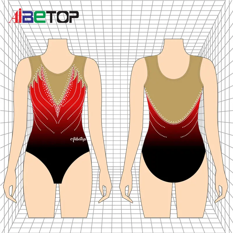 IBETOP Wholesale Free Design Factory Price Ballet Girl Training Gymnastic Leotards