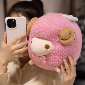 Jouets en peluche pour enfants créatifs, nouveau mouton en peluche, animal en peluche, mouton rond et dodu en peluche, coussin - Product Image 5