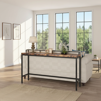 Meilleures ventes, table console en bois moderne pour appartement, rangement et design durable, taille personnalisable