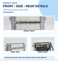 Lampu Sorot Stadion Modular 400W 500W 600W 800W 1000W IP66 LED Paduan Aluminium Lumen Tinggi SMD 3000K-6500K Garansi 3 Tahun