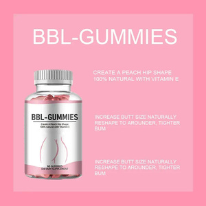 Po-Vergrößernde 60 Stück Vegane Gummis Nahrungsergänzungsmittel Großer Po-Verstärker <span class=keywords><strong>Multivitamin</strong></span> für Frauen Workout-Unterstützung für Teenager - Product Image 6