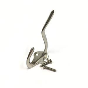 Gancho de zinc para ropa, sombrero y abrigo para cocina y baño con fácil instalación de montaje en pared - Product Image 5