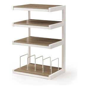 Mobile HI FI ESSE HiFi Vinyle Chêne e Blanc (60cm) NORESSHFVWTOK - Product Image 2