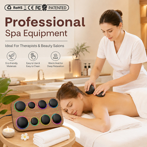 Panneau chauffant Hugeworth HW600 pour <span class=keywords><strong>massage</strong></span> corporel, à brancher, commande filaire manuelle, tailles <span class=keywords><strong>de</strong></span> pierres multiples, fabriqué en Guangdong, disponible en ligne - Product Image 5