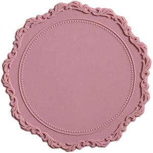 5Inch/ 9Inch/ 14Inch Silicone Lace Bar <b>Drink</b> <b>Coasters</b> Beverage <b>Coaster</b> Non Slip <b>Coasters</b> for <b>Drinks</b> Cup Mat - Product Image 5
