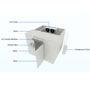 Kích Thước Tùy Chỉnh Nhiệt Độ Walk-In Chiller Cooler Và Tủ Đông Phòng Tủ Lạnh - Product Image 2