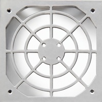 Boîtier en acier laminé à froid pour alimentation ATX personnalisée, finition métallique brossée, grille de ventilateur pré-perforée, ouvertures d'entrée d'air AC pour bloc d'alimentation