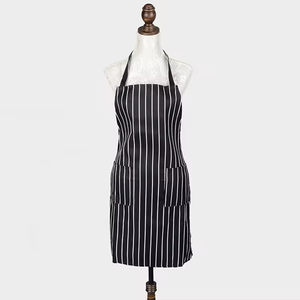 <span class=keywords><strong>Delantal</strong></span> de Cocina Impermeable y Resistente a las Manchas con Diseño Clásico a Rayas de la Mejor Calidad, <span class=keywords><strong>Delantal</strong></span> con Logotipo Personalizado, Conjunto de Uniforme de Chef - Product Image 3