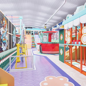 Parque Infantil Interior Personalizado con Temática de Dragón Chino Tradicional, Castillo de Juegos con Tobogán - Product Image 4