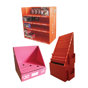 Estante de exhibición corrugado en tienda Publicidad al por menor Accesorio para Teléfono Celular Cargador de teléfono móvil Pos Soporte de exhibición de cartón - Product Image 5