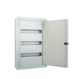 อุปกรณ์จ่ายไฟฟ้า กล่องติดผนังโลหะสีขาว โพลีเอสเตอร์ - Product Image 1