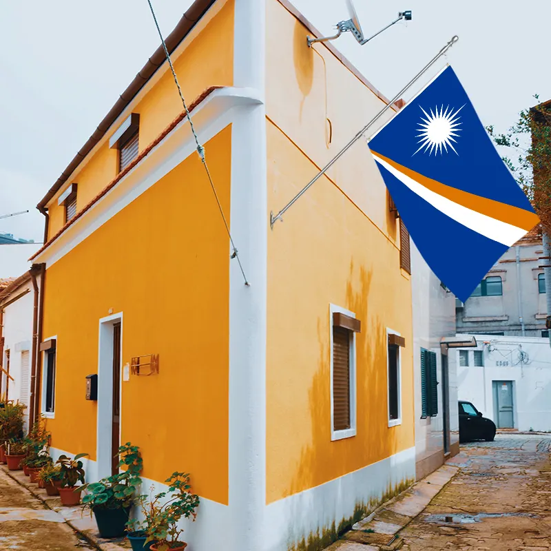 Toptan 3x5ft Marshall adaları bayrakları polyester tüm uluslar hızlı kargo güvenilir tedarikçi özelleştirmek