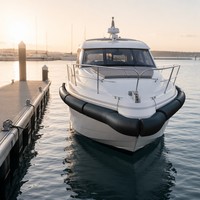 Pare-battage marin en forme de U, flottant, pour yacht, bateau pneumatique, bateau de travail, amarrage, accessoire de quai, matériel marin