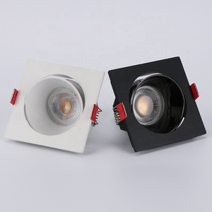Nuevo <span class=keywords><strong>Downlight</strong></span> <span class=keywords><strong>LED</strong></span> Empotrable <span class=keywords><strong>Rectangular</strong></span> Ajustable de Aluminio Moderno con GU10/MR16/GU5.3 IP33 3-7W - Product Image 3