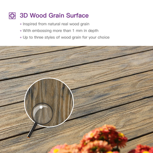 Nuevo diseño especial de madera, plástico, compuesto, impermeable, cubierta de suelo para exteriores para jardín - Product Image 5