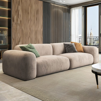 Fabricant OEM/ODM de canapés sectionnels modulaires-sièges de sol en L personnalisables et ensembles de canapés 3 places de style nordique moderne