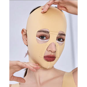 여성용 더블 턱 감속기 얇은 얼굴 리프트 몰딩 벨트 슬림 앤 리프트 스판덱스 회사 통기성 압축 수술 후 V 자형 - Product Image 1