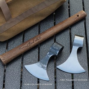 Scacco a coda di rondine per esterni con manico in legno forgiato strumento portatile multiuso tattico per la sopravvivenza della giungla di sopravvivenza - Product Image 2