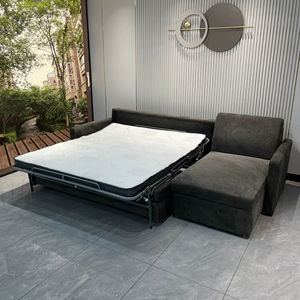 Sofá Cama Multifuncional para Apartamento u Hotel <span class=keywords><strong>con</strong></span> Colchón Plegable, Sofá Cama Convertible <span class=keywords><strong>2</strong></span> en 1 <span class=keywords><strong>con</strong></span> Almacenamiento y <span class=keywords><strong>Chaise</strong></span> Longue - Product Image 3