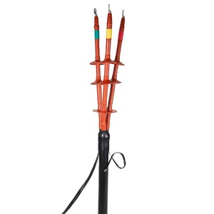Wärmeschrumpfende Außenkabel-Endverschluss-Sets, Nationaler Standard <span class=keywords><strong>10kV</strong></span> 3C Silikonkautschuk -50~105 - Product Image 1