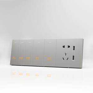 Interruptor de Pared para Hotel <span class=keywords><strong>Greentech</strong></span>, Impermeable con Clasificación IP66, Interruptor Táctil, Sistema de Timbre DND, Interruptor de Aluminio con Enchufe - Product Image 2