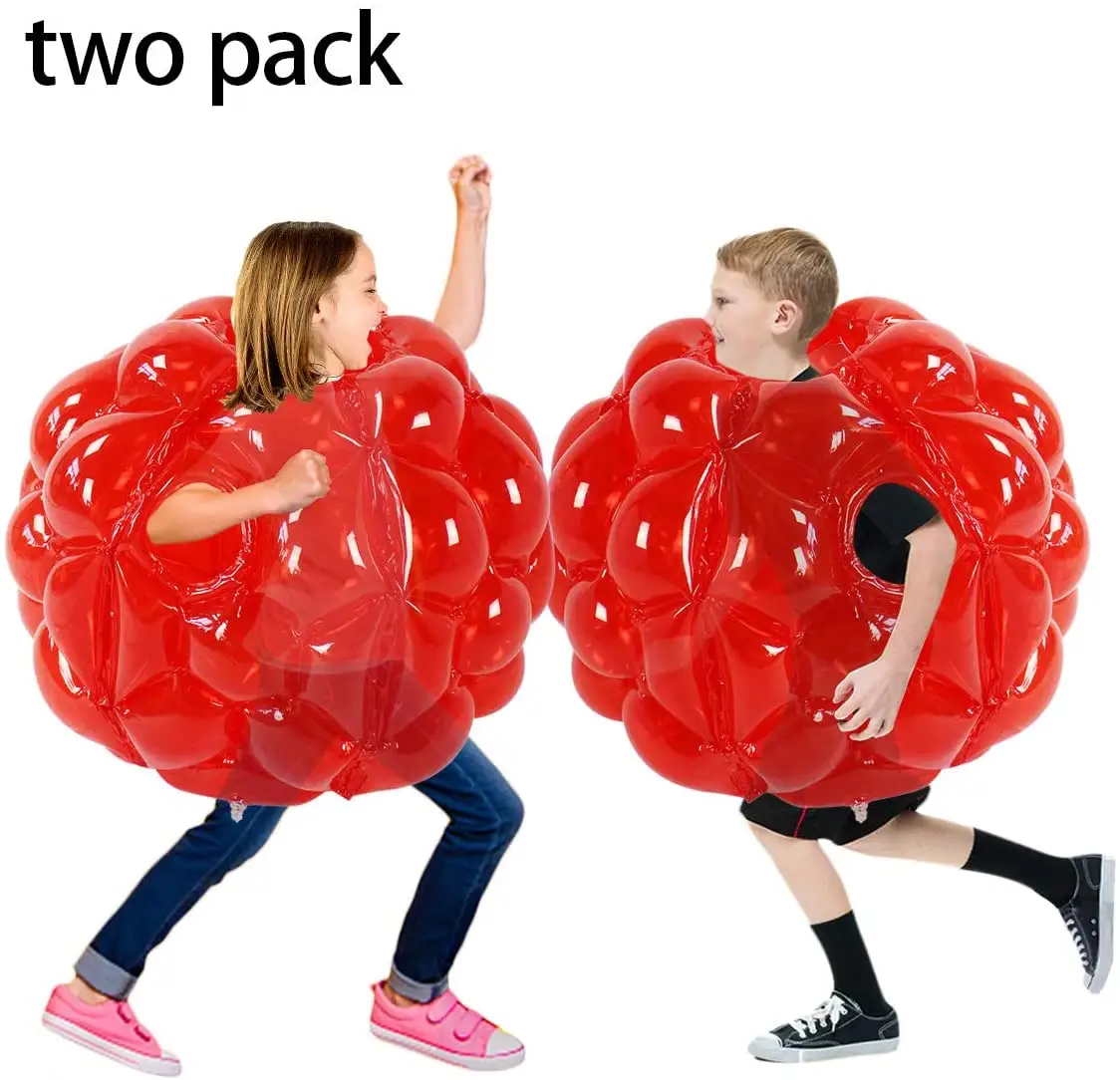 Pelota de PVC de 36 pulgadas para niños y adultos, traje de pelota de parachoques, burbuja inflable, balón de fútbol