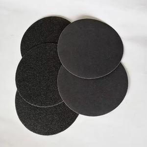 5-Inch Silica Carbide <strong>and</strong> Aluminum Oxide Gold Sanding Disc 8-Hole <strong>Hook</strong> <strong>and</strong> <strong>Loop</strong> Abrasive Sandpaper with Paper Liner - Product Image 2