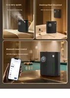 Diffuseur d'arômes intelligent sans eau à deux liquides en plastique pour la maison et l'hôtel, désodorisant d'ambiance avec pulvérisation automatique grande capacité