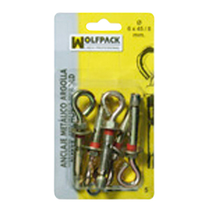 Metal Anchor Ring 10x <b>70</b>/<b>12</b> mm. (2 Pieces) - Product Image 1