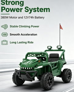 子供用電動乗用車 卸売 <span class=keywords><strong>12V</strong></span>バッテリー駆動 オフロード玩具 リモコン付き 5～7歳向け プラスチック製 - Product Image 5