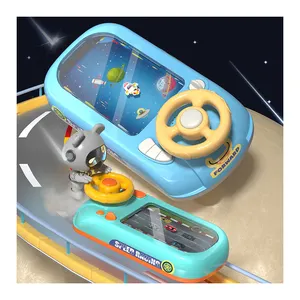 Nouveau jouet de jeu de table d'aventure de course automobile de vaisseau spatial de compétition électrique pour enfants