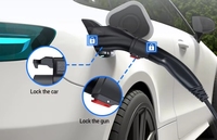 Voir les détails Nouvel adaptateur standard américain pour Tesla J1772 chargeur tête de charge EV Base adaptateur écran