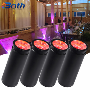 Chroma Cannons RGBWA UV 6in1 <b>LED</b> Effect <b>Light</b> 15W Rechargeable Battery Wireless 2.4G RF Remote Stage Party <b>Light</b> - Product Image 1