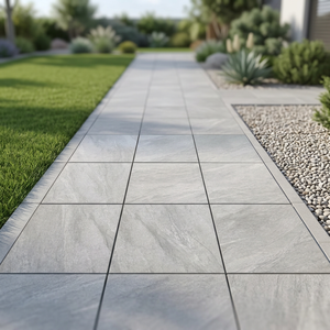 Dalles de carrelage extérieur en porcelaine pleine masse Foshan 20 mm d'épaisseur R11, robustes, effet marbre et granit LGY pour parkings - Product Image 4