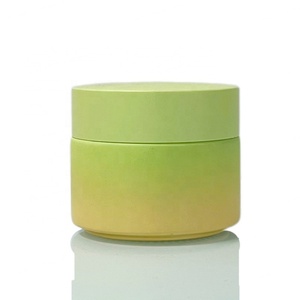 Tarro de vidrio opalino azul mate de 100 g vacío con tapa azul para crema facial, loción y cuidado de la piel, etiqueta para el cuidado de la piel, tratamiento de superficie, 50 g, 60 g - Product Image 3
