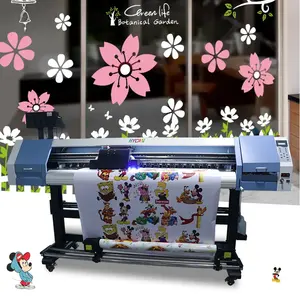 Прямая продажа в Китае, рулон в рулон, 1,9 м, УФ-цифровой струйный принтер с высокой точностью I3200U, принтер с печатными головками - Product Image 1