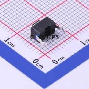UK-B0205-G4.3-B-250 Tactile Switch Through hole Component THT Switch Single Pole Single Throw Rectangle Button 2.5N Through Hole - Product Image 2