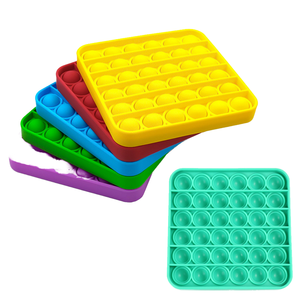 Silicona Popet Fidget Toy Kids Sensory Pop Unicorn Astronaut Polygon Colorful Rainbow Relief para 5 a 7 años - Product Image 4