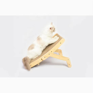 Prezzo all'ingrosso della fabbrica gatto 3 in 1 tiragraffi in legno gatto graffio al letto Lounge staccabile accetta OEM/ODM - Product Image 2