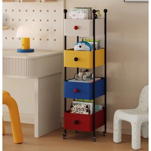 Libreria <span class=keywords><strong>in</strong></span> <span class=keywords><strong>Ferro</strong></span> Mobile dal Design Invisibile, Stile Minimalista Moderno per Soggiorno e Camera da Letto, Uso Domestico - Product Image 4