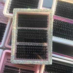 Boîte de rangement <span class=keywords><strong>portable</strong></span> à compartiments indépendants pour cils en grappe Spike Cluster, facile à transporter et à utiliser, idéale pour les amateurs de beauté et la collection quotidienne - Product Image 5
