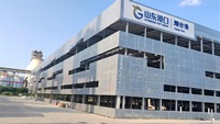Estructura de acero ligera Garaje Edificio de metal Estructura de acero prefabricada Edificios Oficina