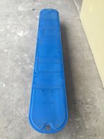 Aérateur à roue à aubes flottant en PEHD, nouveau modèle, fabriqué en Chine, bleu, économe en énergie, garantie 1 an, facile à utiliser, efficace