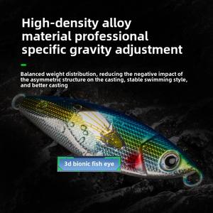 Dub Step Bass Rhythm Petite <span class=keywords><strong>plaque</strong></span> de fer Appât de pêche en métal Petit poids Poisson volant pour bateau ou lancer à terre - Product Image 3