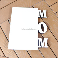 MDFSUB 15x18cm Plaque photo vierge pour la fête des mères, sublimation, finition brillante, épaisseur 5mm, cadre photo MDF pour maman
