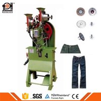 Machine à poser des boutons automatique électrique JZ-989N pour jeans, machine à riveter les poches