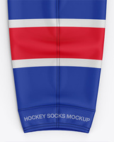 Service OEM, chaussettes de hockey sur glace personnalisées 100% polyester, design personnalisé, respirantes et à séchage rapide pour adultes unisexes